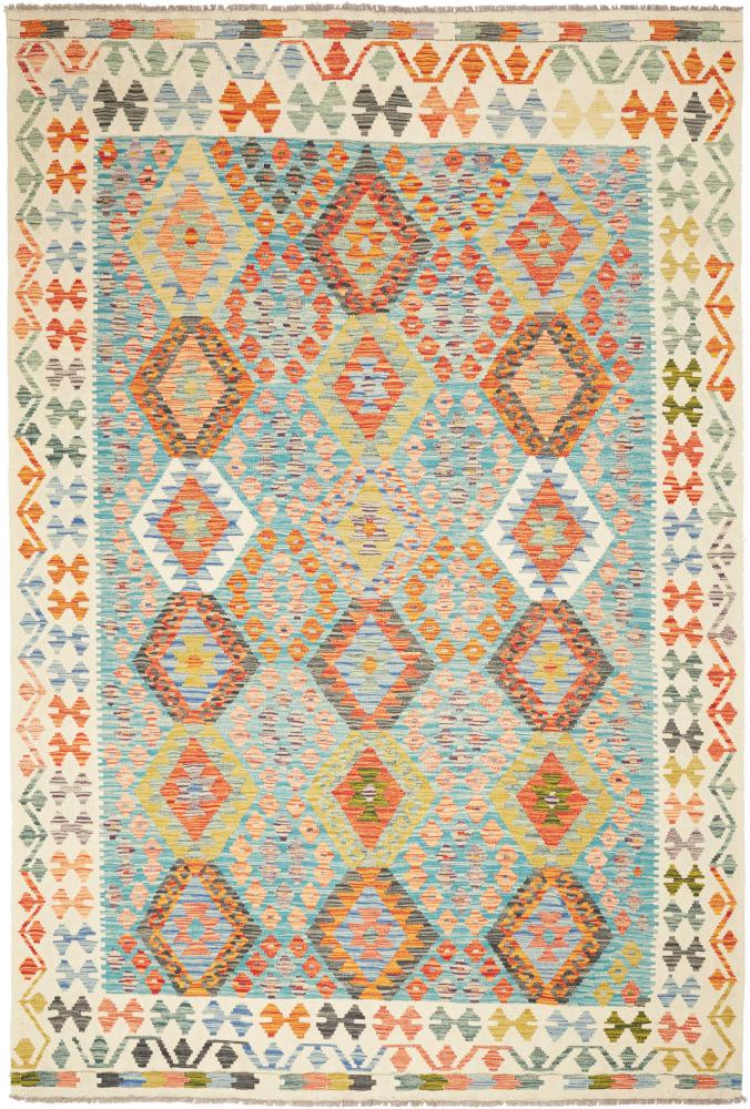 Alfombra afgana Kilim Afghan 307x203 307x203, Alfombra persa Tejido a mano