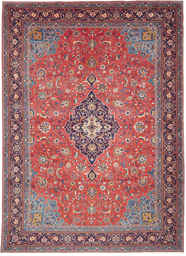 Persian Rug Sarouk 11'8"x8'6" 11'8"x8'6", Persian Rug Knotted by hand