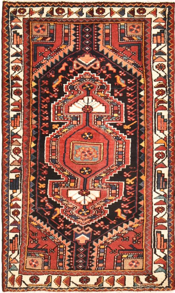 Perserteppich Tuyserkan 4'9"x2'9" 4'9"x2'9", Perserteppich Handgeknüpft