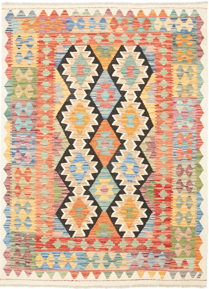 Tapis afghan Kilim  Afghan 177x130 177x130, Tapis persan Tissé à la main