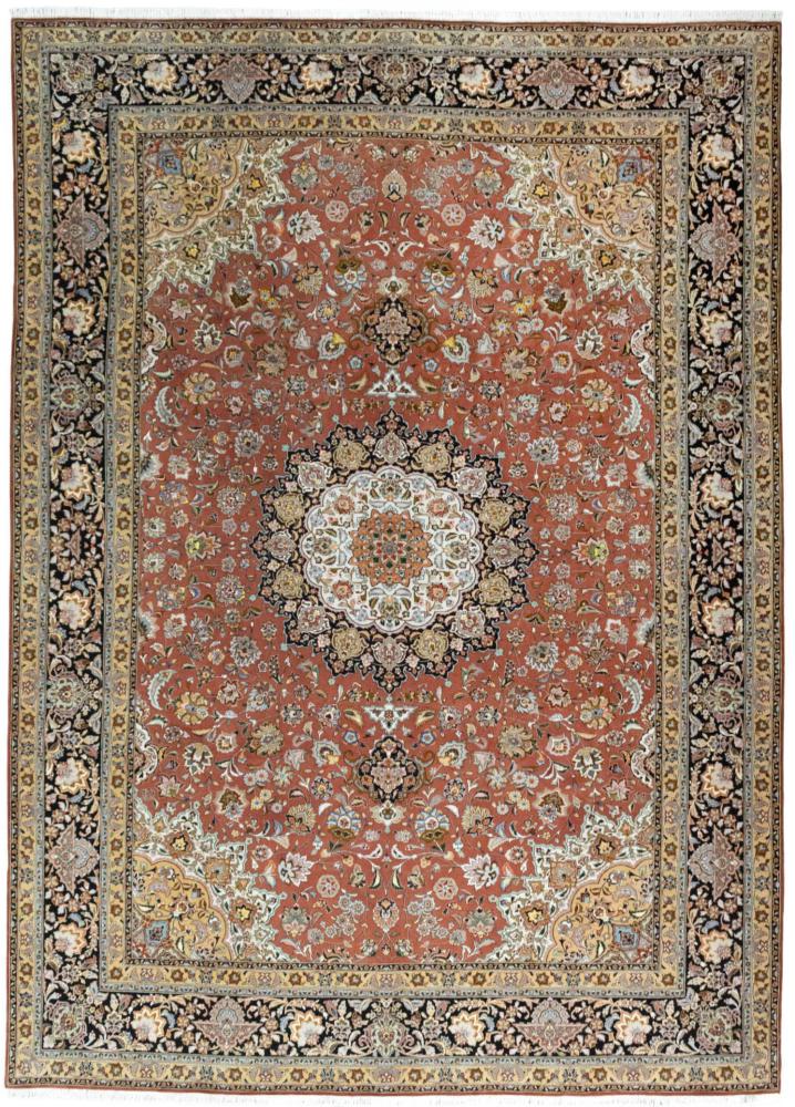 Tapete persa Tabriz 50Raj 356x254 356x254, Tapete persa Atado à mão