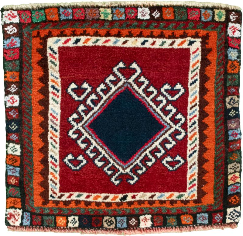 Persian Rug Shiraz 47x50 47x50, Persian Rug Knotted by hand