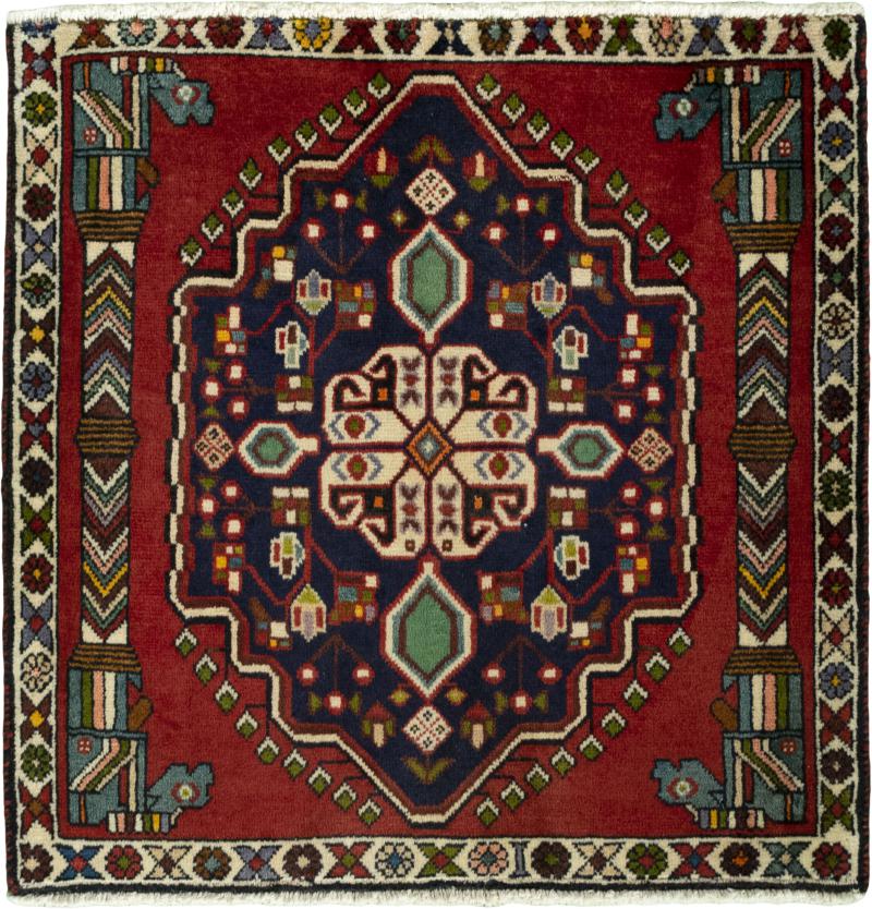 Perserteppich Shiraz 73x71 73x71, Perserteppich Handgeknüpft