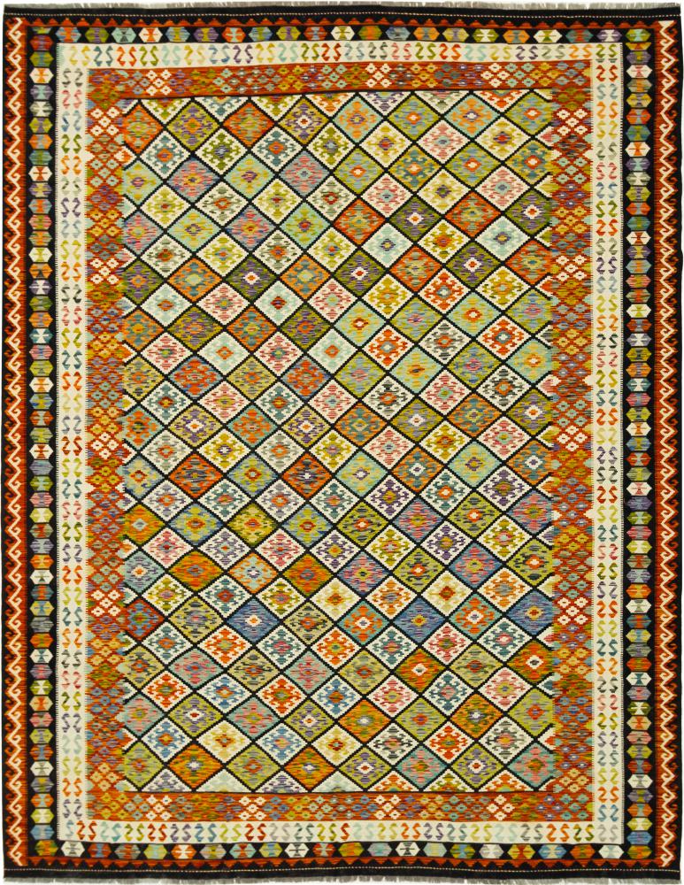 Tapete persa Kilim Fars 393x310 393x310, Tapete persa Tecido à mão