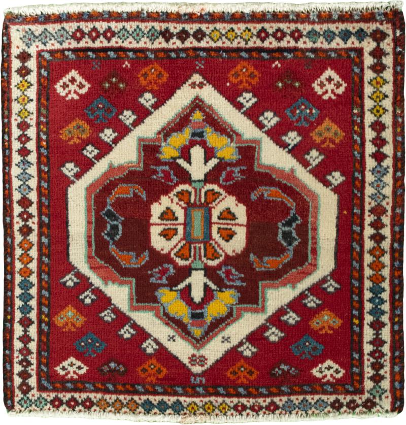 Persian Rug Shiraz 62x60 62x60, Persian Rug Knotted by hand