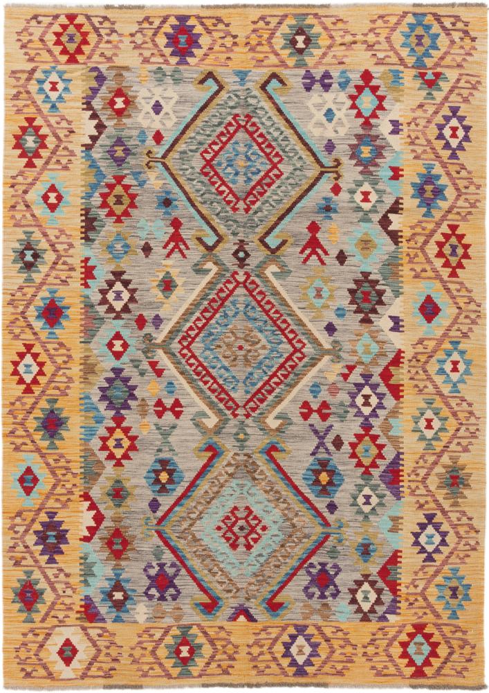 Tapete afegão Kilim Afegão 244x174 244x174, Tapete persa Tecido à mão