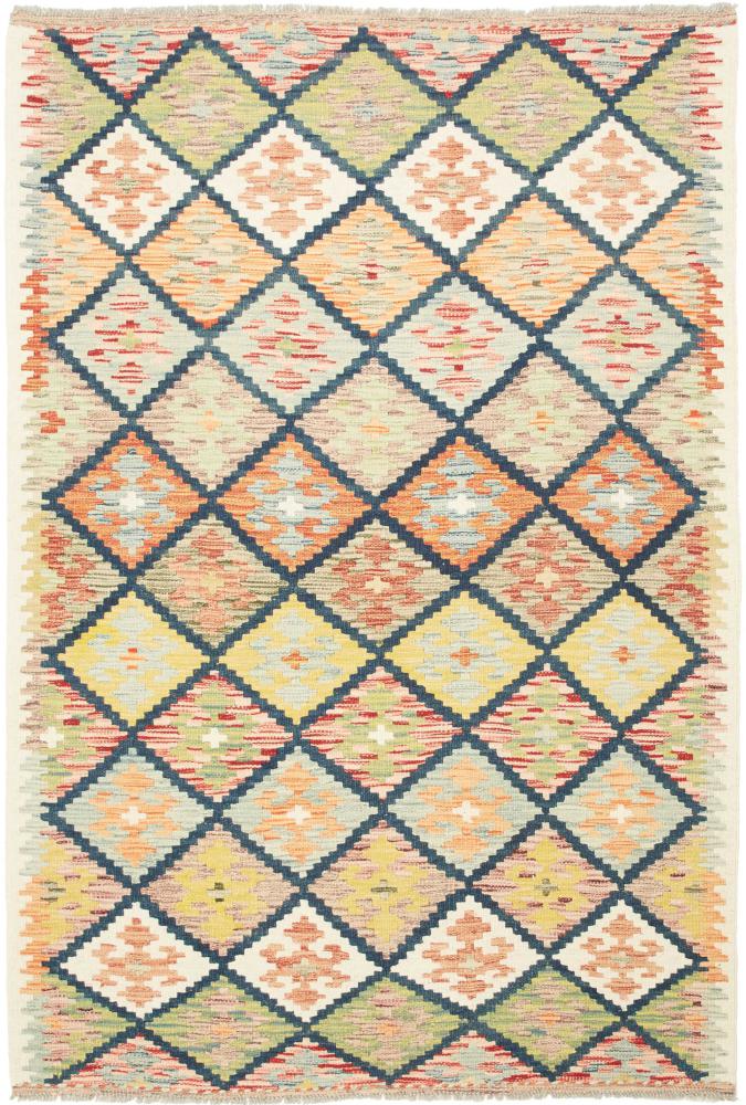 Afghanischer Teppich Kelim  Afghan 189x126 189x126, Perserteppich Handgewebt