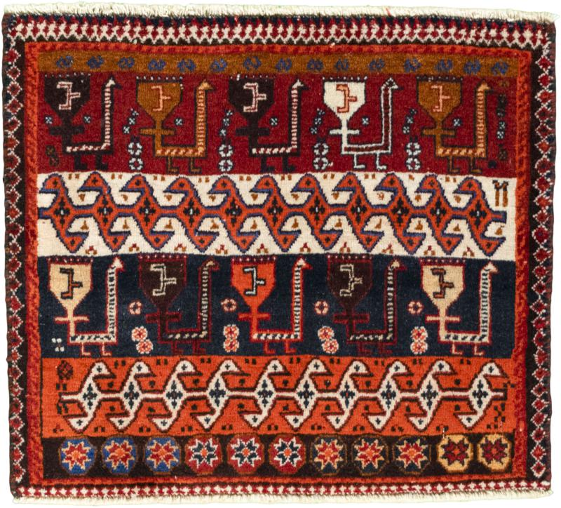 Perzisch tapijt Shiraz 51x59 51x59, Perzisch tapijt Handgeknoopte
