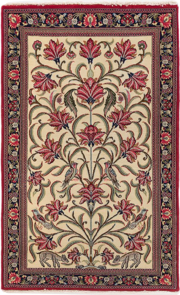 Persian Rug Qum Kork 129x79 129x79, Persian Rug Knotted by hand