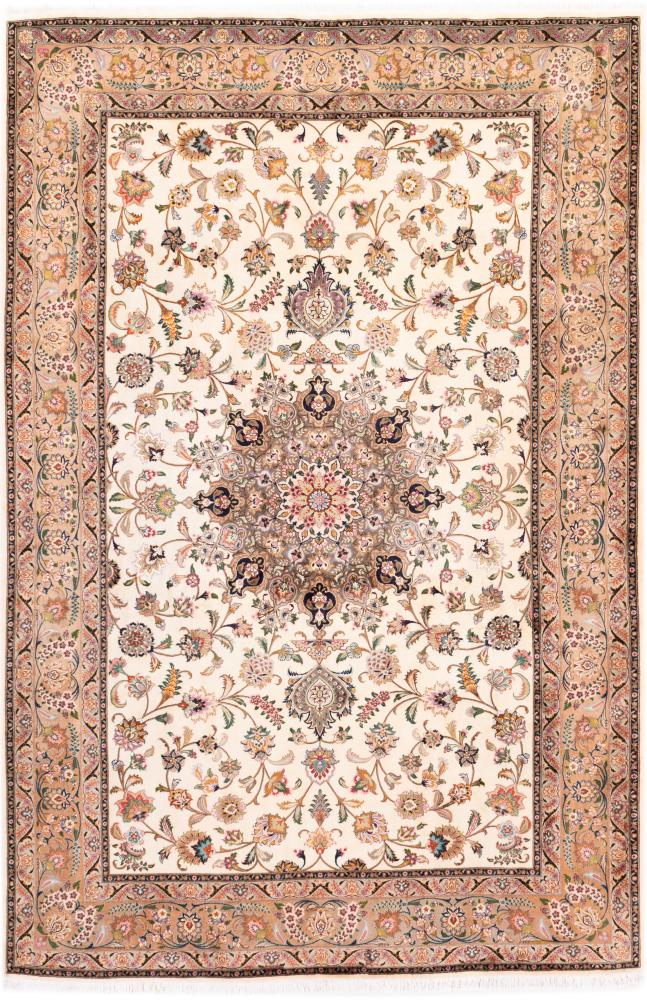Alfombra persa Tabriz 50Raj 306x199 306x199, Alfombra persa Hecho a mano