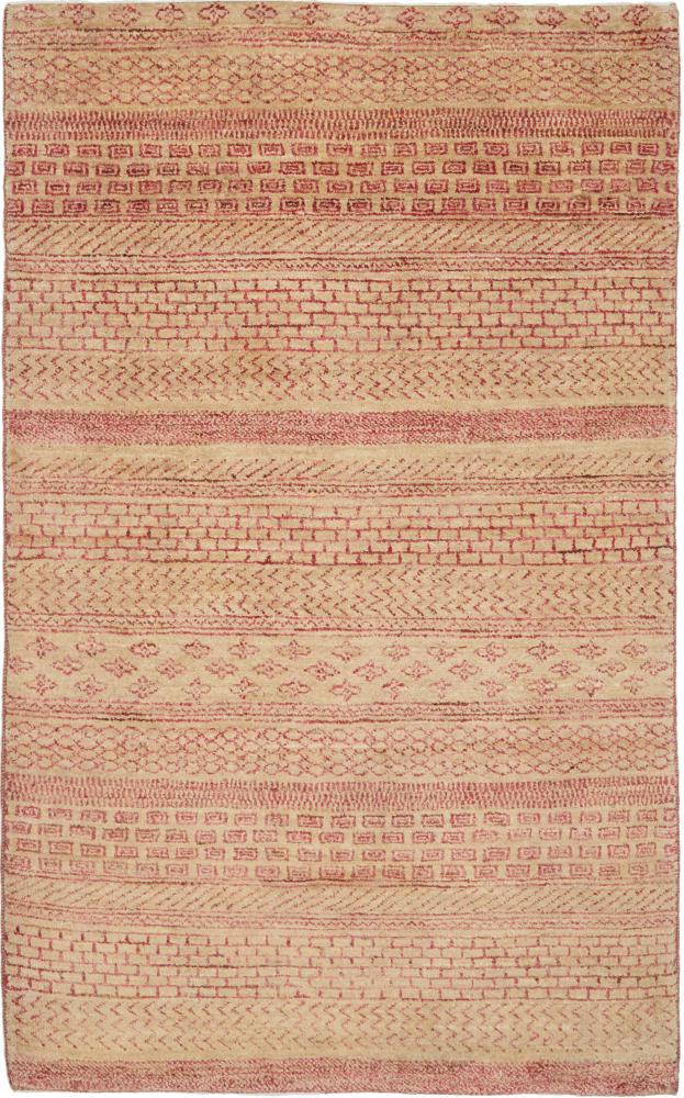 Pakistani rug Mahra 4'11"x3'1" 4'11"x3'1", Persian rug Hand-knotted
