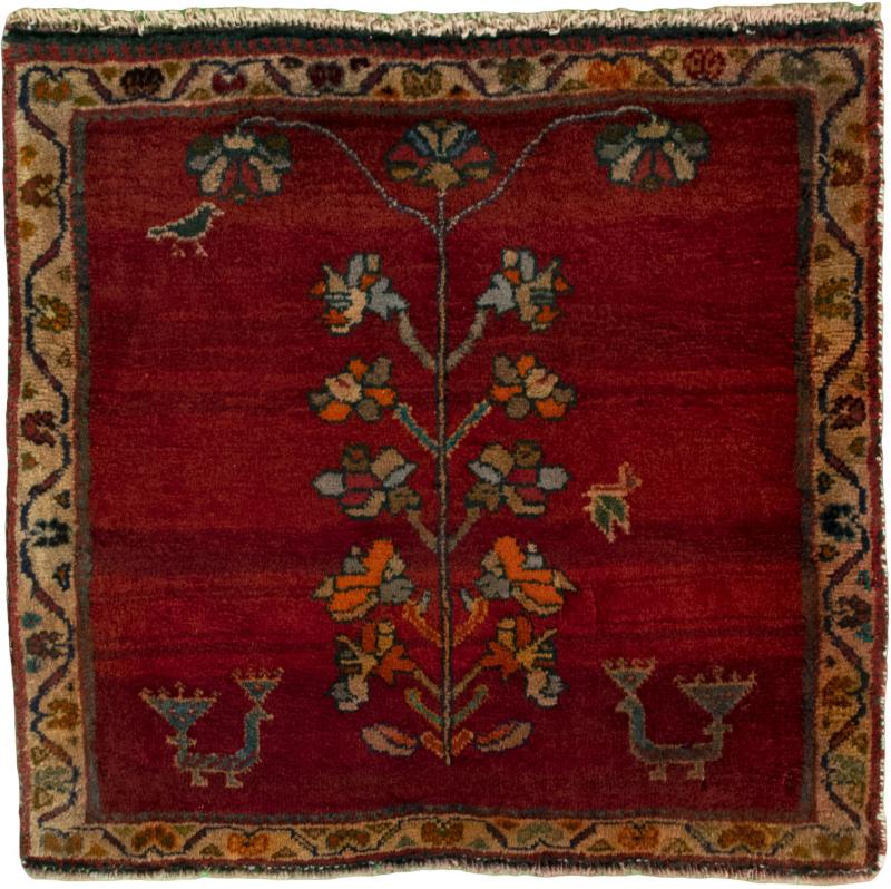 Persian Rug Shiraz 57x63 57x63, Persian Rug Knotted by hand