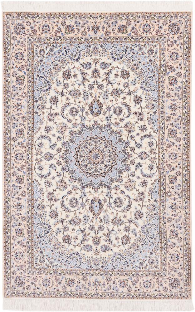 Tapis persan Naïn 6La 239x156 239x156, Tapis persan Noué à la main