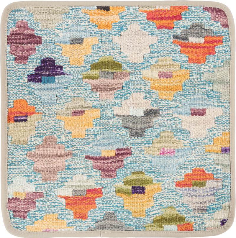 Afghanischer Teppich Kelim Afghan Kissenbezug 40x40 40x40, Perserteppich Handgeknüpft