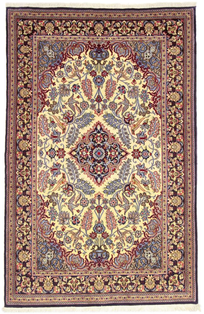 Tapis persan Ghom 224x143 224x143, Tapis persan Noué à la main