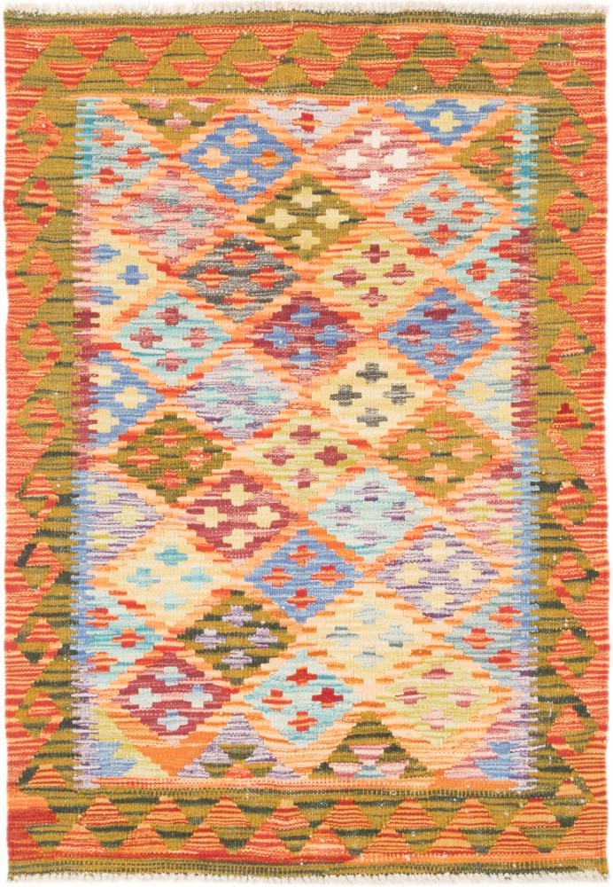 Tapete afegão Kilim Afegão 117x80 117x80, Tapete persa Tecido à mão