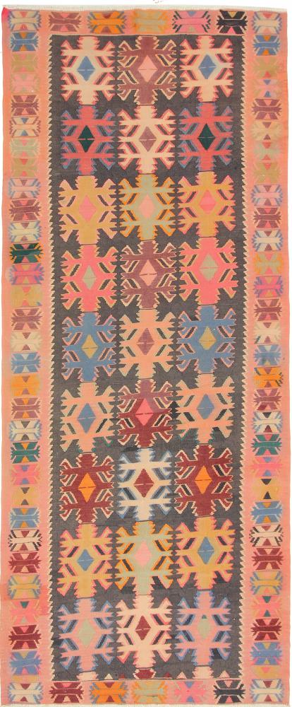 Tapete persa Kilim Fars Azerbaijan Antigo 378x152 378x152, Tapete persa Tecido à mão