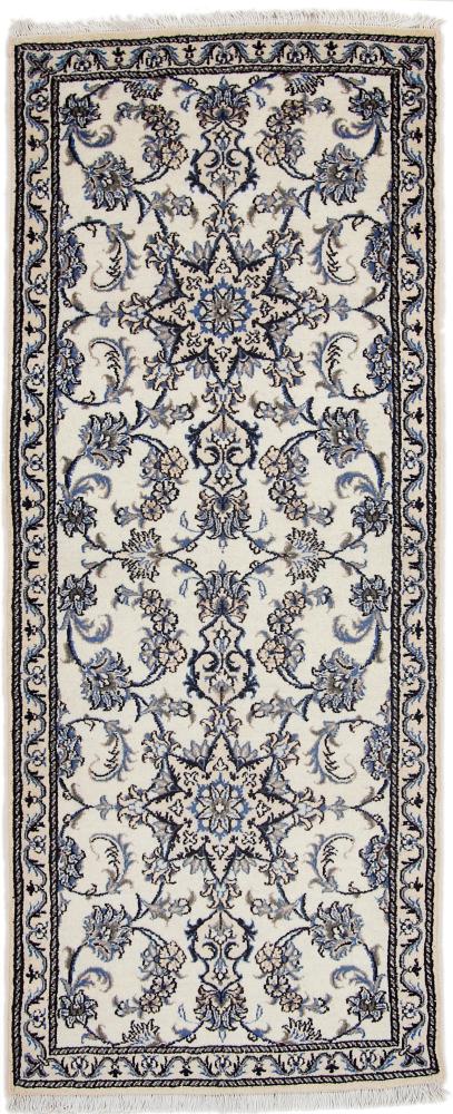 Tapis persan Naïn 6'7"x2'6" 6'7"x2'6", Tapis persan Noué à la main