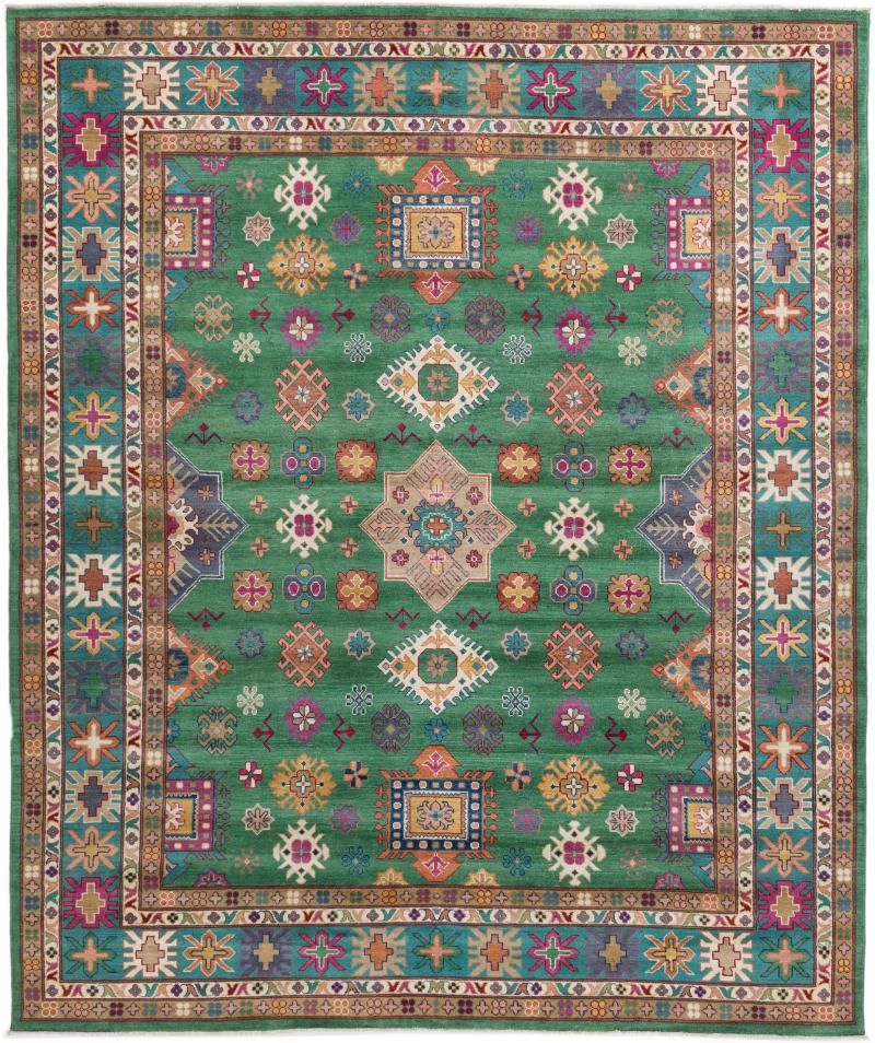 Afghaans tapijt Kazak 303x254 303x254, Perzisch tapijt Handgeknoopte