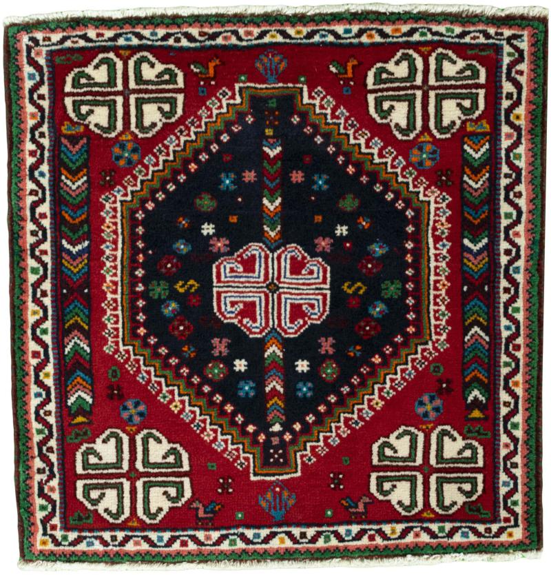 Persian Rug Shiraz 66x67 66x67, Persian Rug Knotted by hand