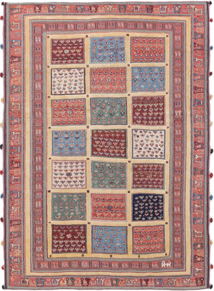 Tapis persan Nimbaft Z 253x180 253x180, Tapis persan Noué à la main