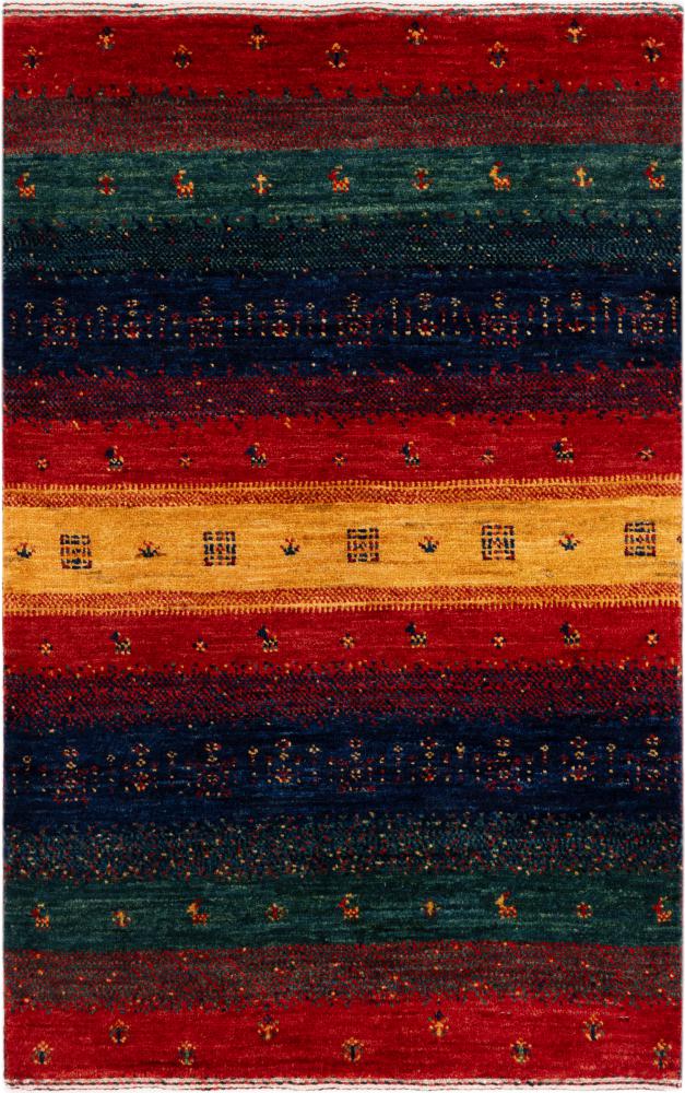 Tappeto persiano Persiano Gabbeh Loribaft Essence 96x61 96x61, Tappeto persiano Annodato a mano