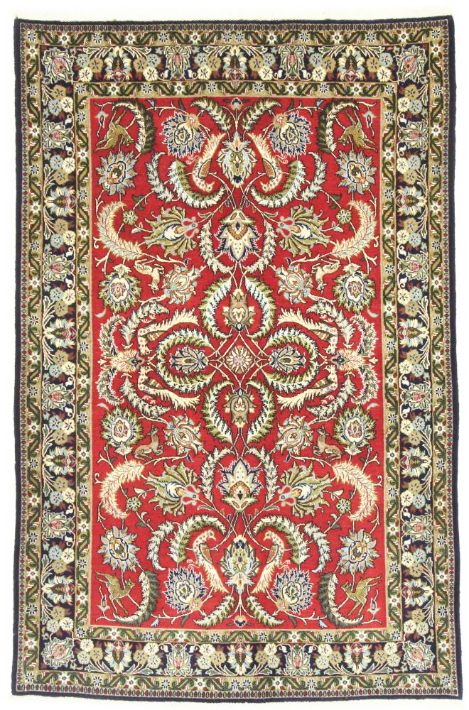 Persian Rug Qum 211x132 211x132, Persian Rug Knotted by hand