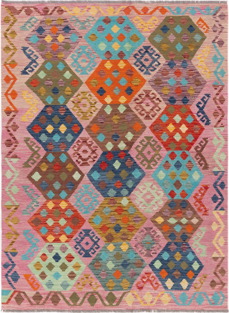 Αφγανικό χαλί Κιλίμ Afghan 209x158 209x158, Περσικό χαλί Χειροποίητο υφαντό