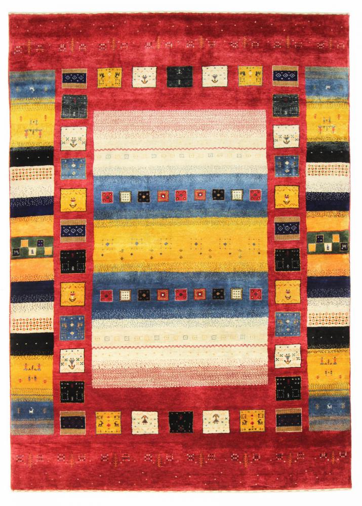 Indisk tæppe Gabbeh Loribaft 248x173 248x173, Persisk tæppe Knyttet i hånden