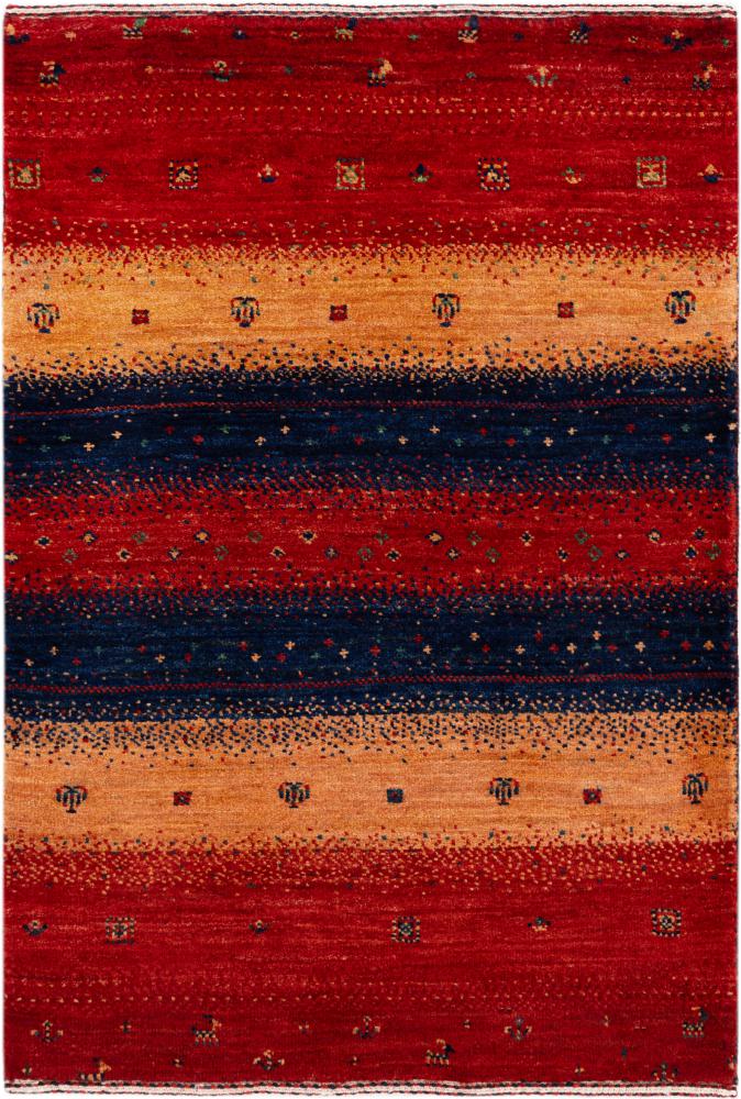 Tapis persan Persan Gabbeh Loribaft Essence 91x62 91x62, Tapis persan Noué à la main