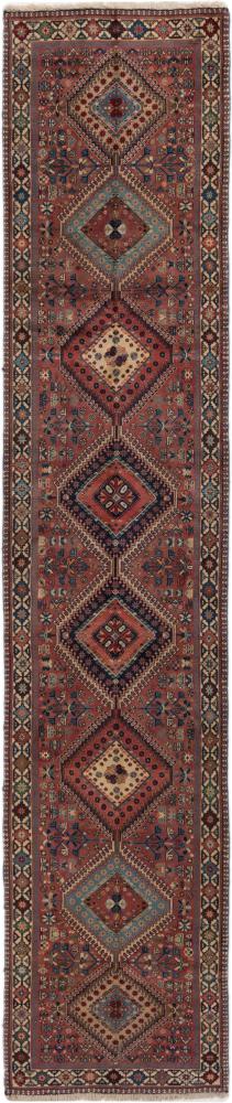 Alfombra persa Yalameh 408x84 408x84, Alfombra persa Anudado a mano