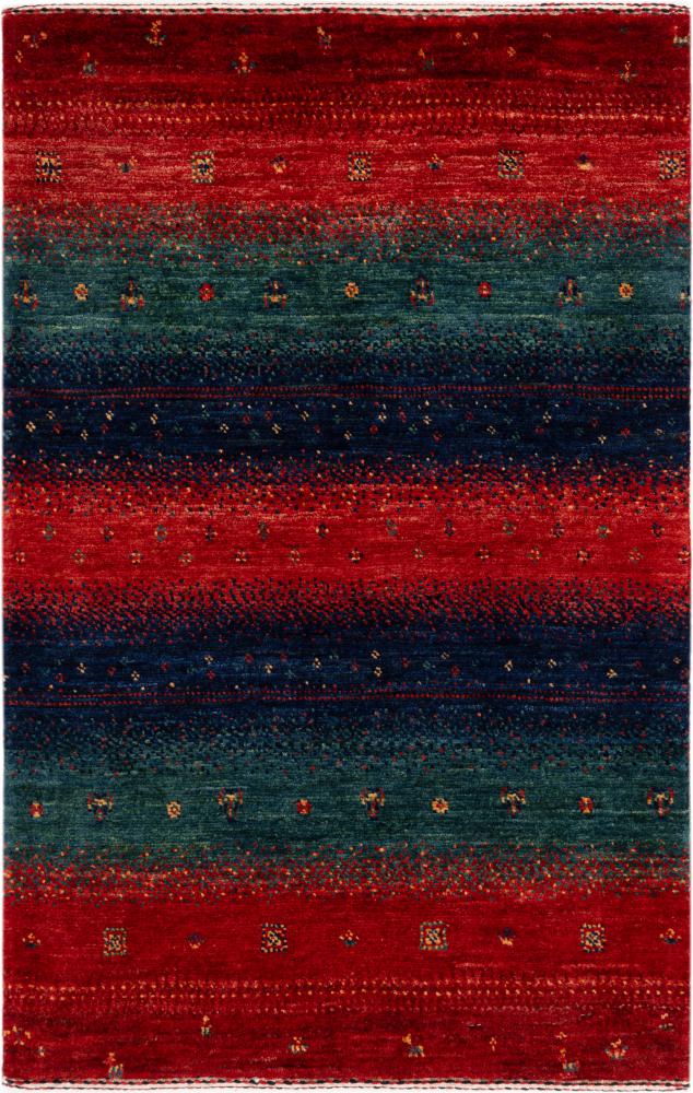 Tapis persan Persan Gabbeh Loribaft Essence 94x60 94x60, Tapis persan Noué à la main