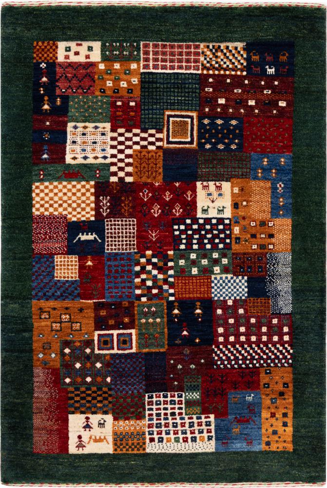 Perzisch tapijt Perzisch Gabbeh Loribaft Nowbaft 127x85 127x85, Perzisch tapijt Handgeknoopte