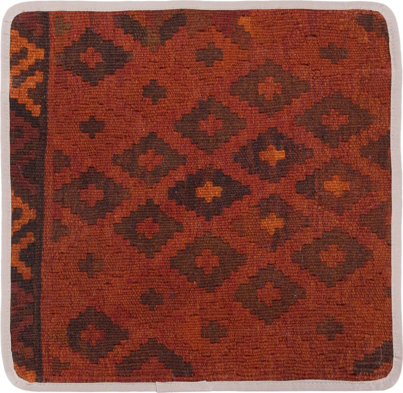 Afghanska mattan Kilim Afghan Kuddfodral 40x40 40x40, Persisk matta Knuten för hand