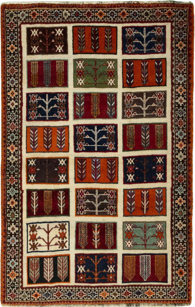 Persian Rug Persian Gabbeh Ghashghai 169x109 169x109, Persian Rug Knotted by hand