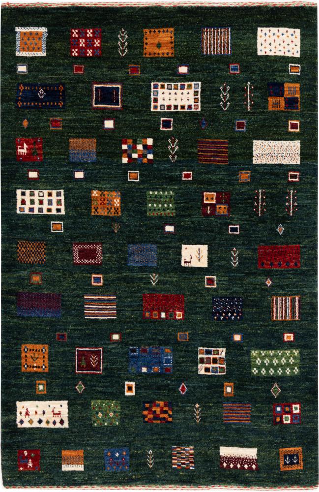 Perzisch tapijt Perzisch Gabbeh Loribaft Nowbaft 128x83 128x83, Perzisch tapijt Handgeknoopte