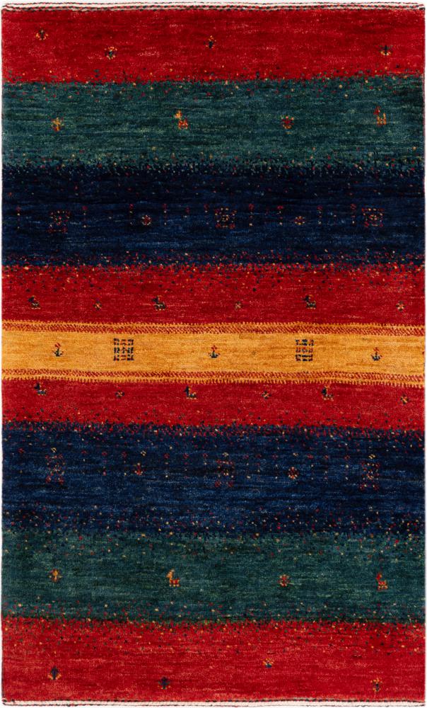 Tappeto persiano Persiano Gabbeh Loribaft Essence 96x57 96x57, Tappeto persiano Annodato a mano
