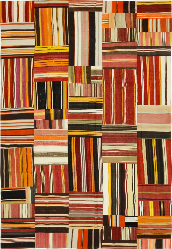 Persian Rug Patchwork 303x209 303x209, Persian Rug Knotted by hand