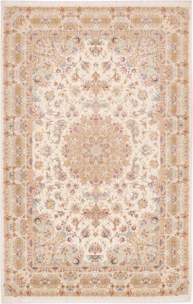 Tappeto persiano Tabriz 50Raj Ordito in Seta 307x197 307x197, Tappeto persiano Annodato a mano