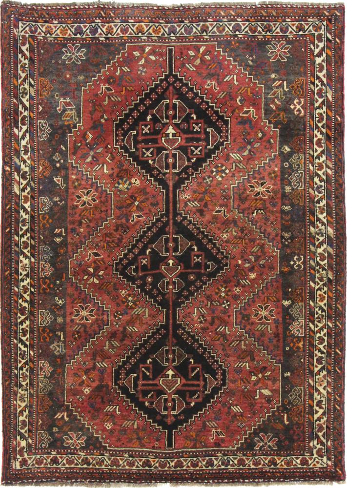Tapete persa Ghashghai 5'7"x4'0" 5'7"x4'0", Tapete persa Atado à mão