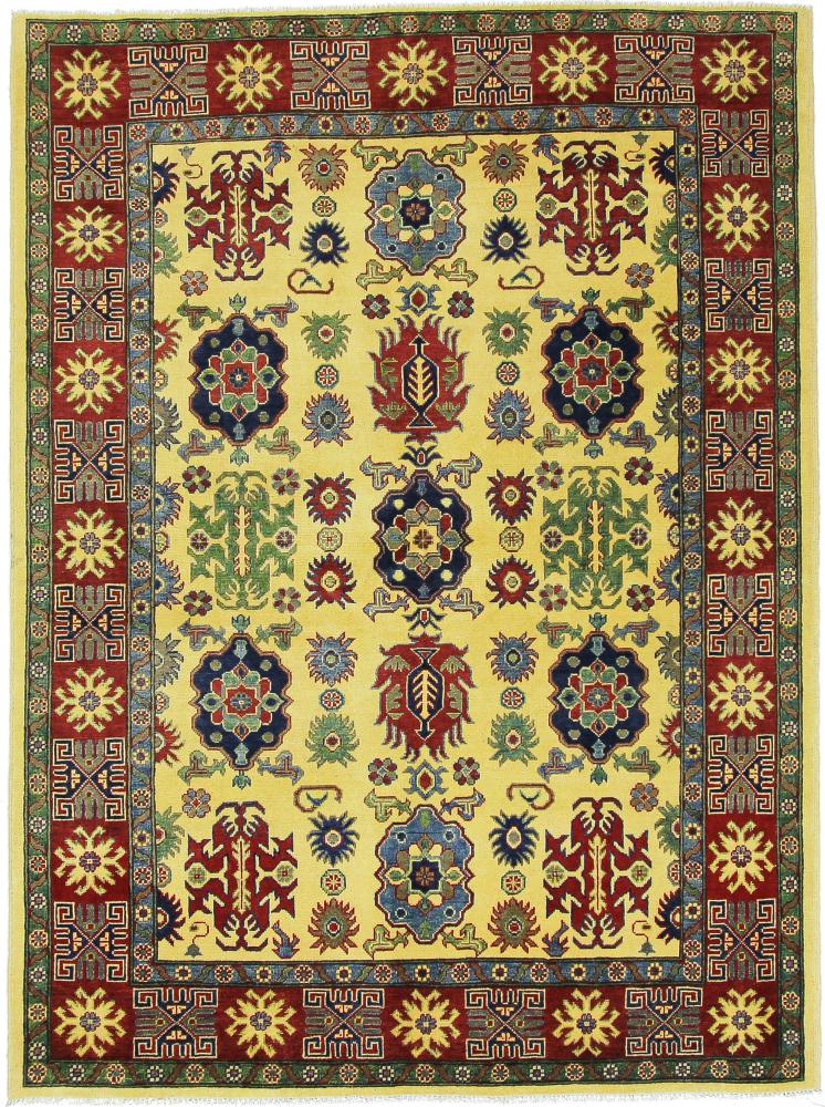 Afghan rug Kazak 7'9"x5'8" 7'9"x5'8", Persian Rug Knotted by hand