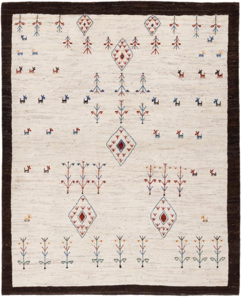 Persialainen matto Gabbeh Zagros 196x159 196x159, Persialainen matto Solmittu käsin
