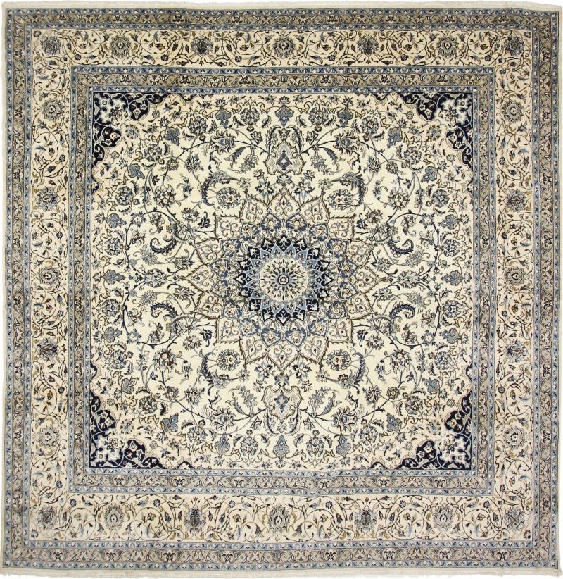 Persian Rug Nain 9La 405x389 405x389, Persian Rug Knotted by hand