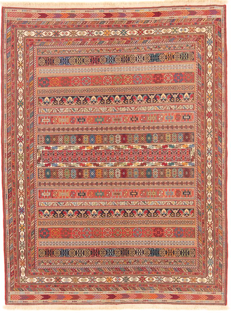 Perzisch tapijt Kilim Soozani 199x154 199x154, Perzisch tapijt Handgeweven