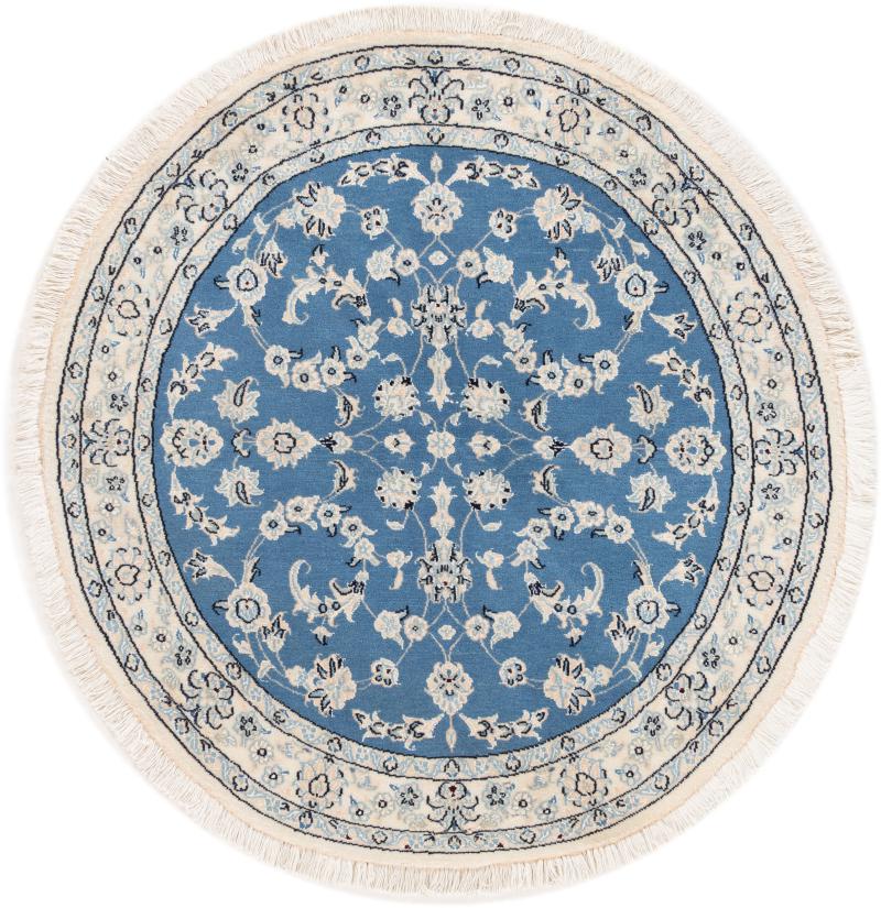 Persian Rug Nain 9La 100x100 100x100, Persian Rug Knotted by hand