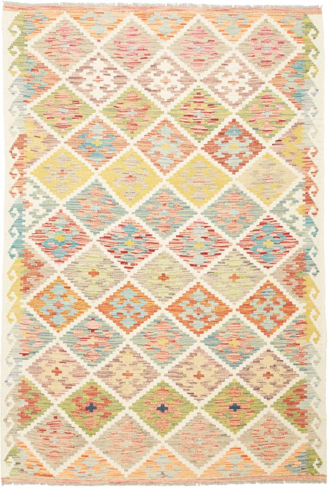 Afghanischer Teppich Kelim  Afghan 189x125 189x125, Perserteppich Handgewebt
