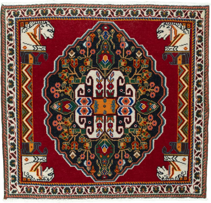 Persian Rug Shiraz 64x66 64x66, Persian Rug Knotted by hand