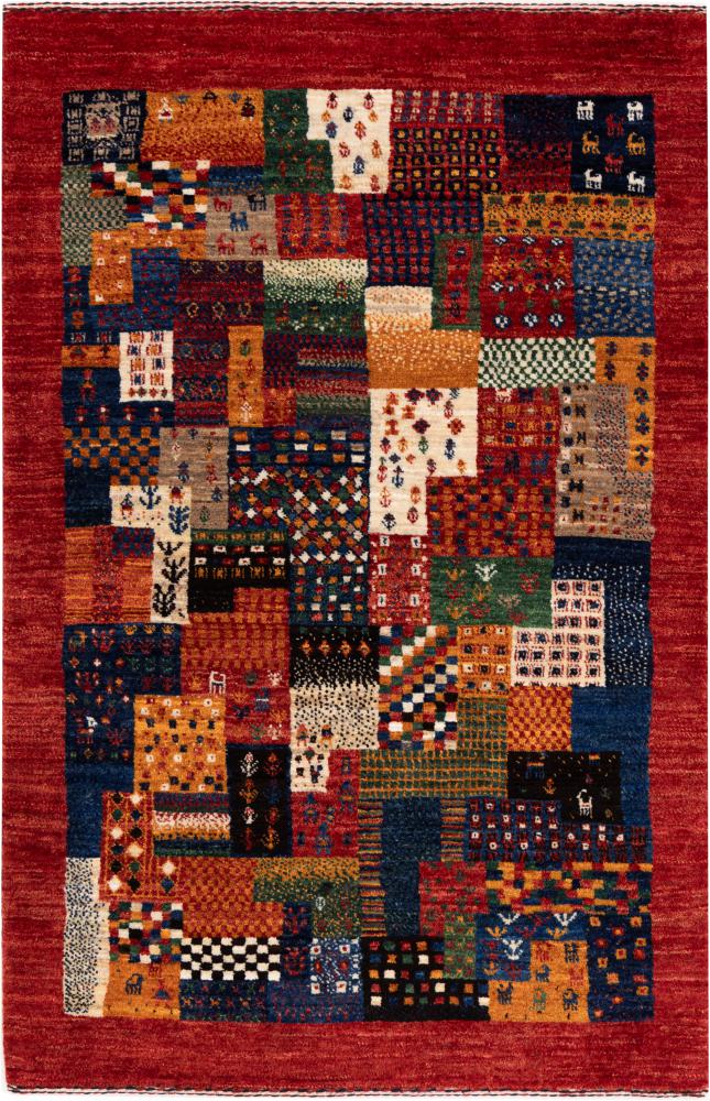 Perzisch tapijt Perzisch Gabbeh Loribaft Nowbaft 127x83 127x83, Perzisch tapijt Handgeknoopte