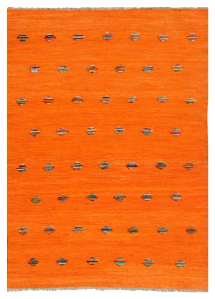 Alfombra afgana Kilim Afghan Nimbaft Edition 196x148 196x148, Alfombra persa Tejido a mano