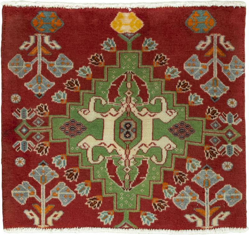 Perzisch tapijt Shiraz 50x55 50x55, Perzisch tapijt Handgeknoopte